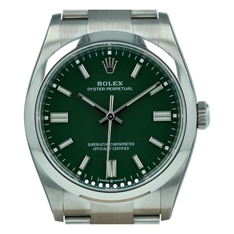 Rolex Oyster Perpetual 36 Oyster Quadrante Verde 126000